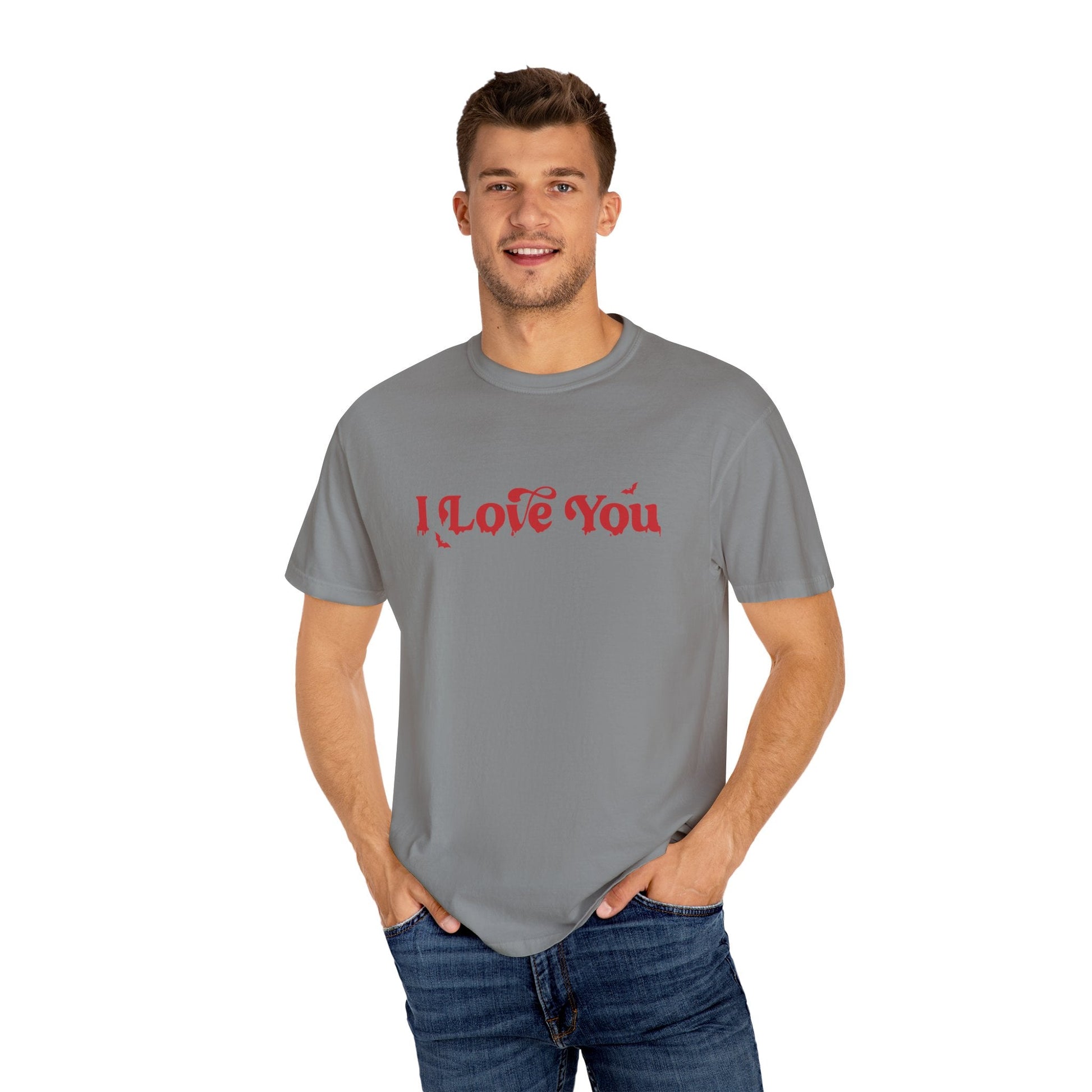 Horror Movie Lines Unisex T-shirt - I Love You Design - Awfullynerdy.co