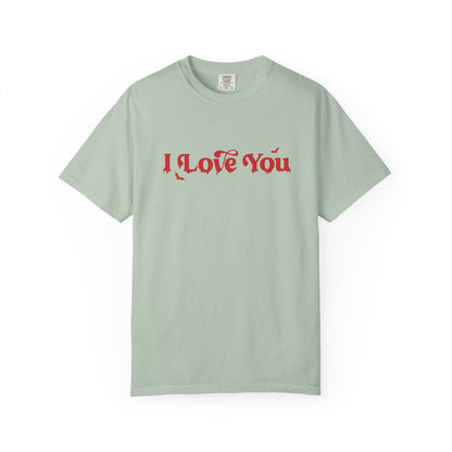 Horror Movie Lines Unisex T-shirt - I Love You Design - Awfullynerdy.co