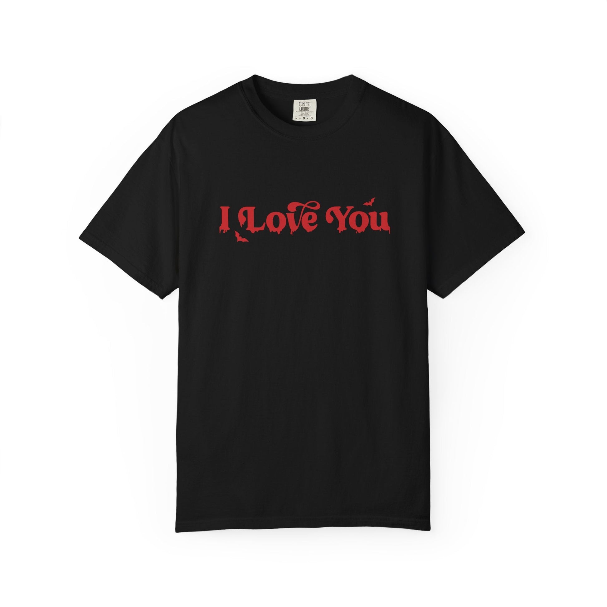 Horror Movie Lines Unisex T-shirt - I Love You Design - Awfullynerdy.co