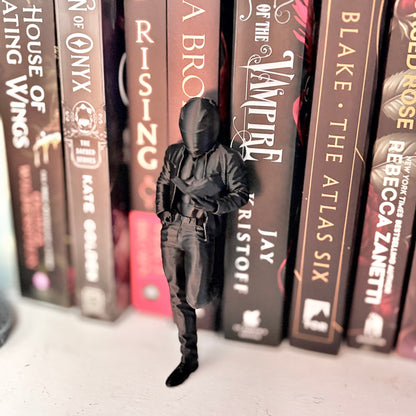 Hot Biker Reading Bookshelf Decor - Awfullynerdy.co