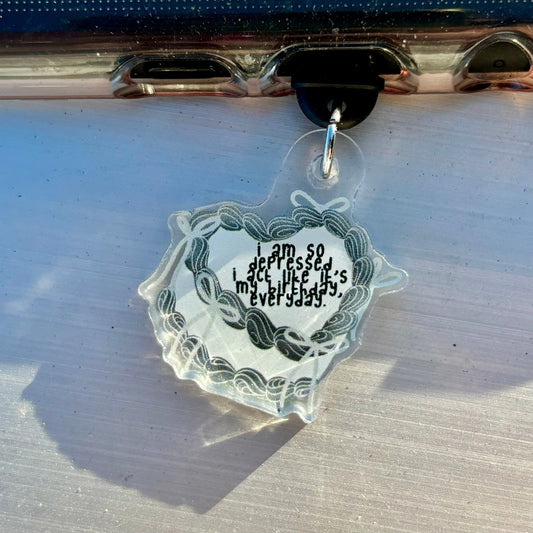 I Act Like It’s My Birthday Kindle Charm Hook USB - C - Awfullynerdy.co