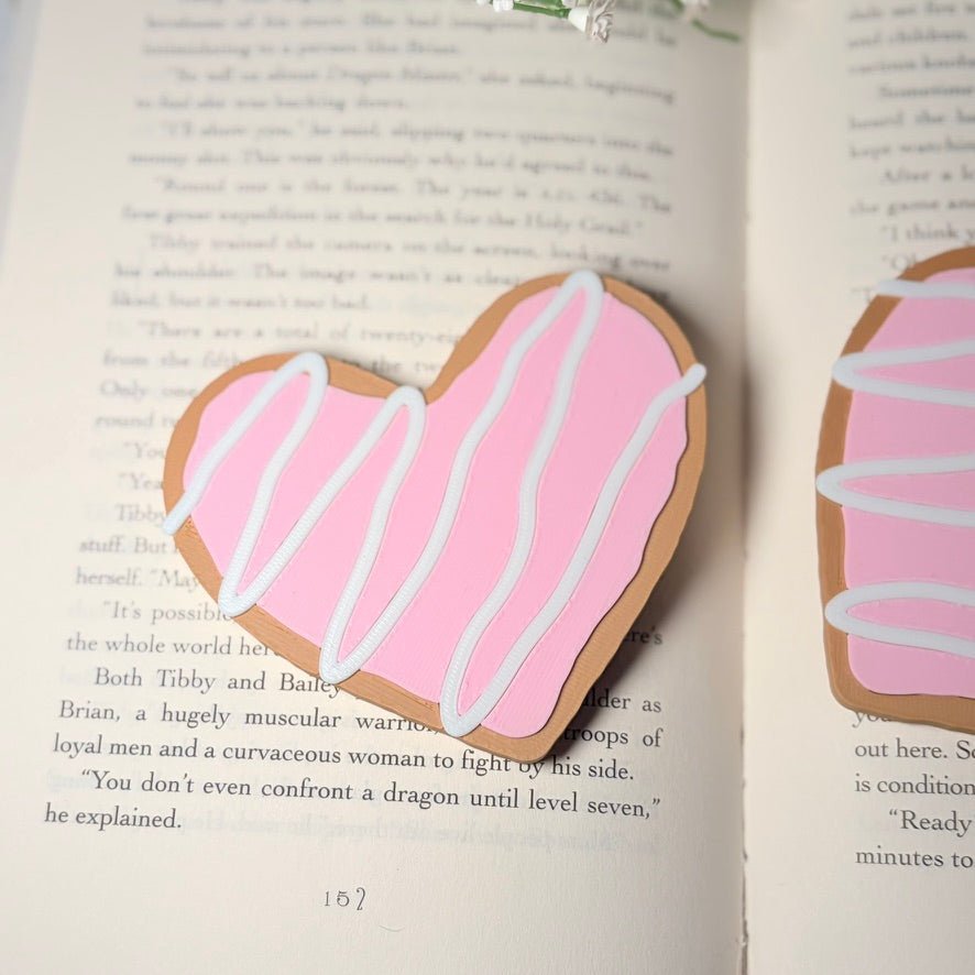 Iced Heart Cookie 3d Printed Coaster - Awfullynerdy.co