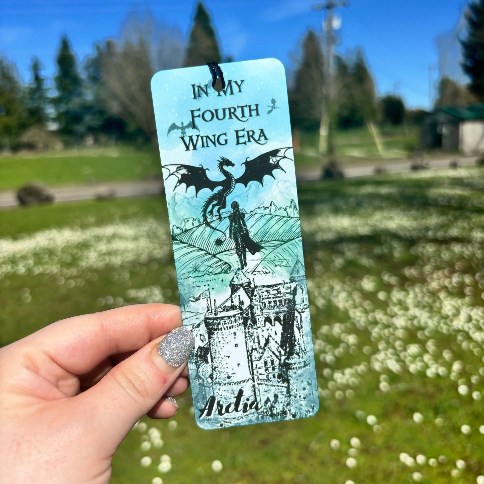 In My Fourth Wing Era Metal Bookmark - Awfullynerdy.co