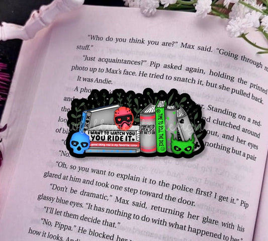 Into the Darkness Inspired Handrawn Laminated Sticker - Awfullynerdy.co