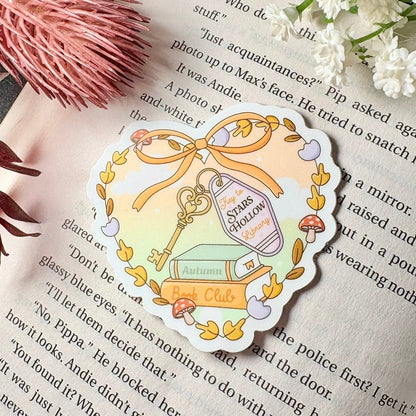Key to Stars Hollow Library Heart Sticker - Awfullynerdy.co