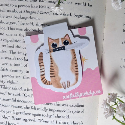Killer Kitty Dual Sided Magnetic Bookmark - Awfullynerdy.co
