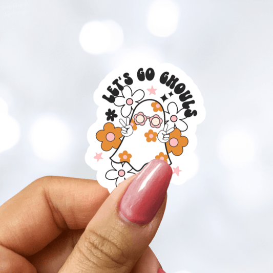 Let's Go Ghouls Sticker - Awfullynerdy.co