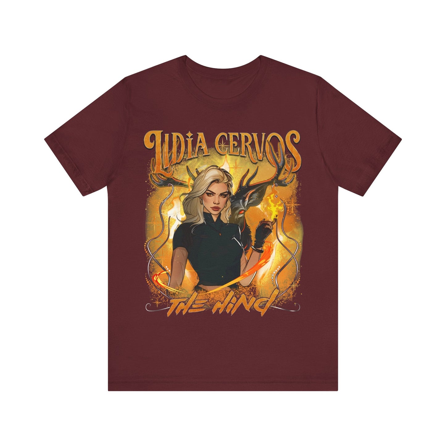 Lidia Cervos Crescent City Dual - Sided Jersey Short Sleeve Tee - Awfullynerdy.co