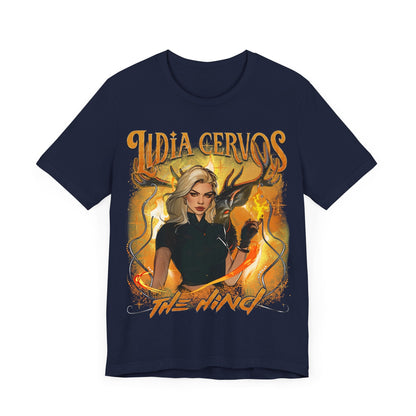 Lidia Cervos Crescent City Dual - Sided Jersey Short Sleeve Tee - Awfullynerdy.co