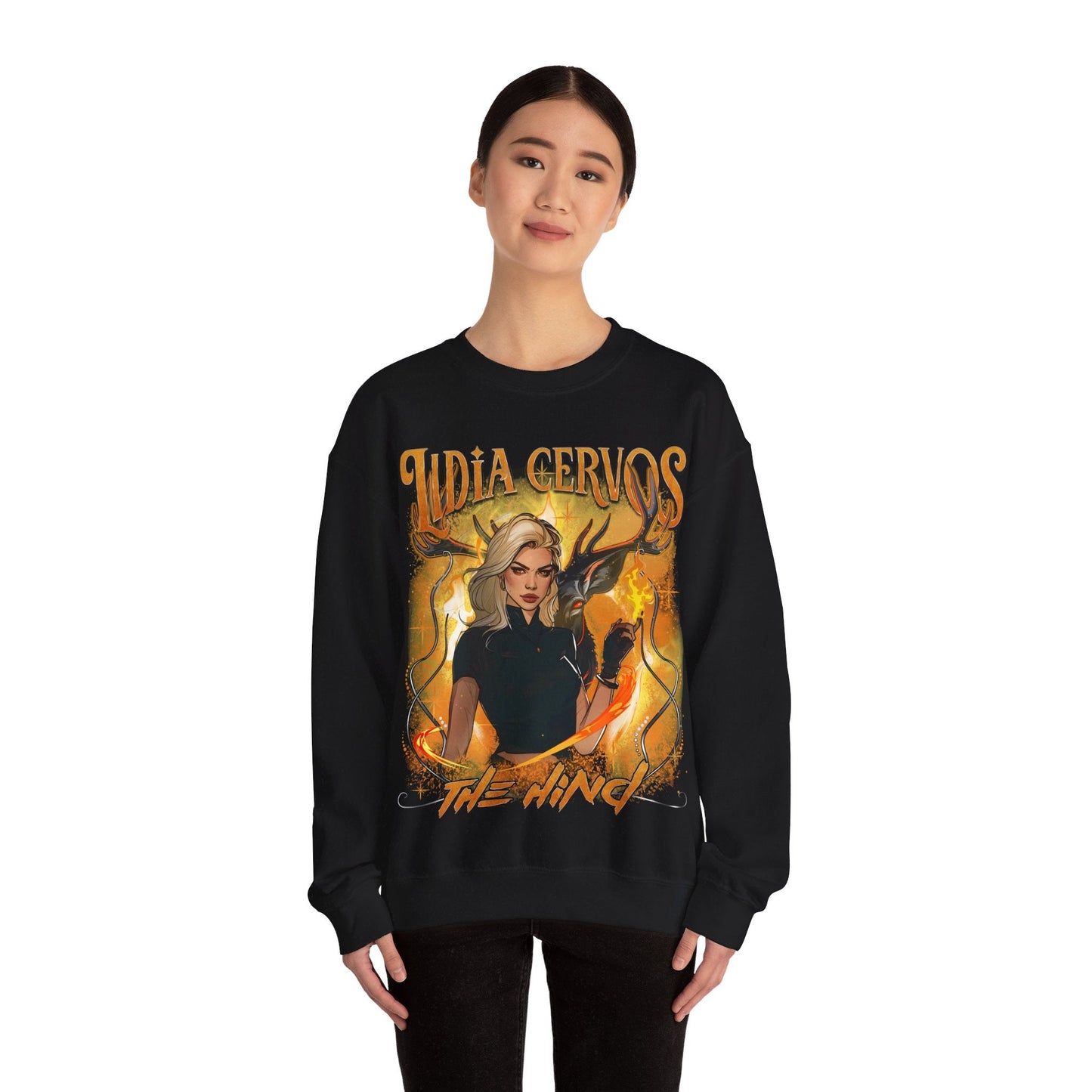 Lidia Cervos Crescent City Heavy Blend™ Crewneck Sweatshirt - Awfullynerdy.co