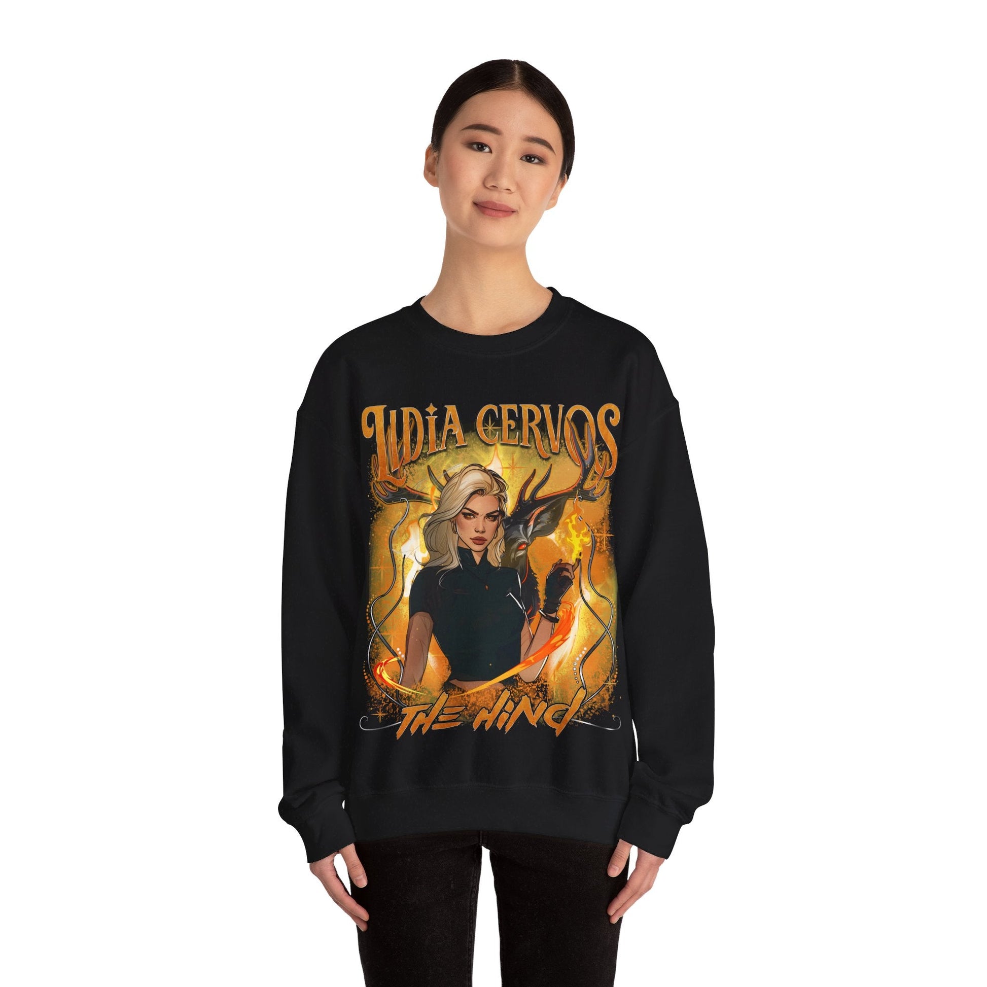 Lidia Cervos Crescent City Heavy Blend™ Crewneck Sweatshirt - Awfullynerdy.co