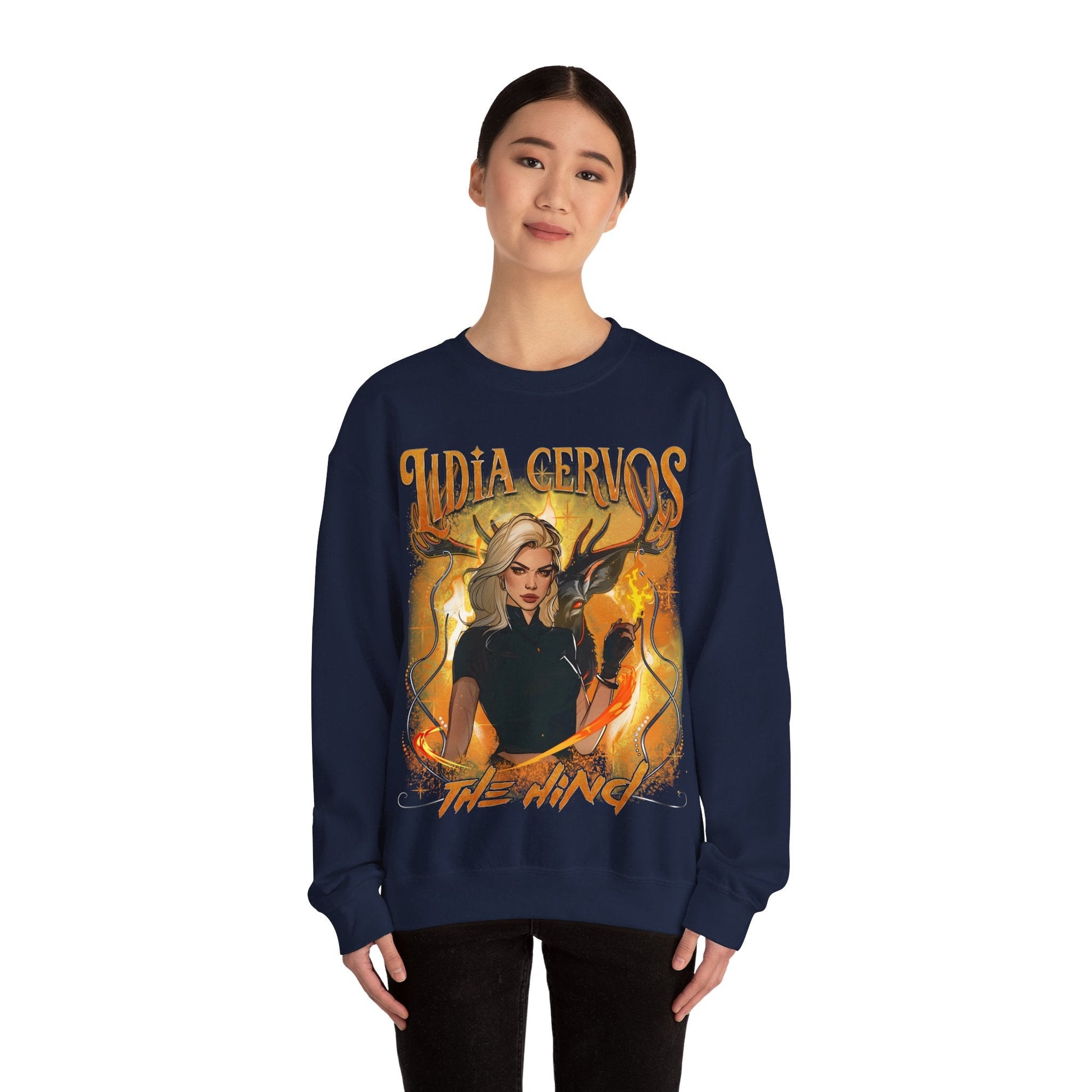 Lidia Cervos Crescent City Heavy Blend™ Crewneck Sweatshirt - Awfullynerdy.co