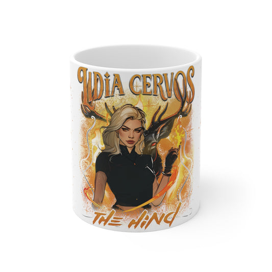 Lidia Cervos Crescent City Mug 11oz - Dishwasher Safe - Bright Colors - Awfullynerdy.co