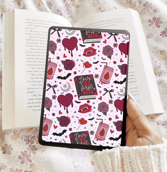 Love at First Bite Kindle Insert - Three Sizes - Optional Lamination - Awfullynerdy.co