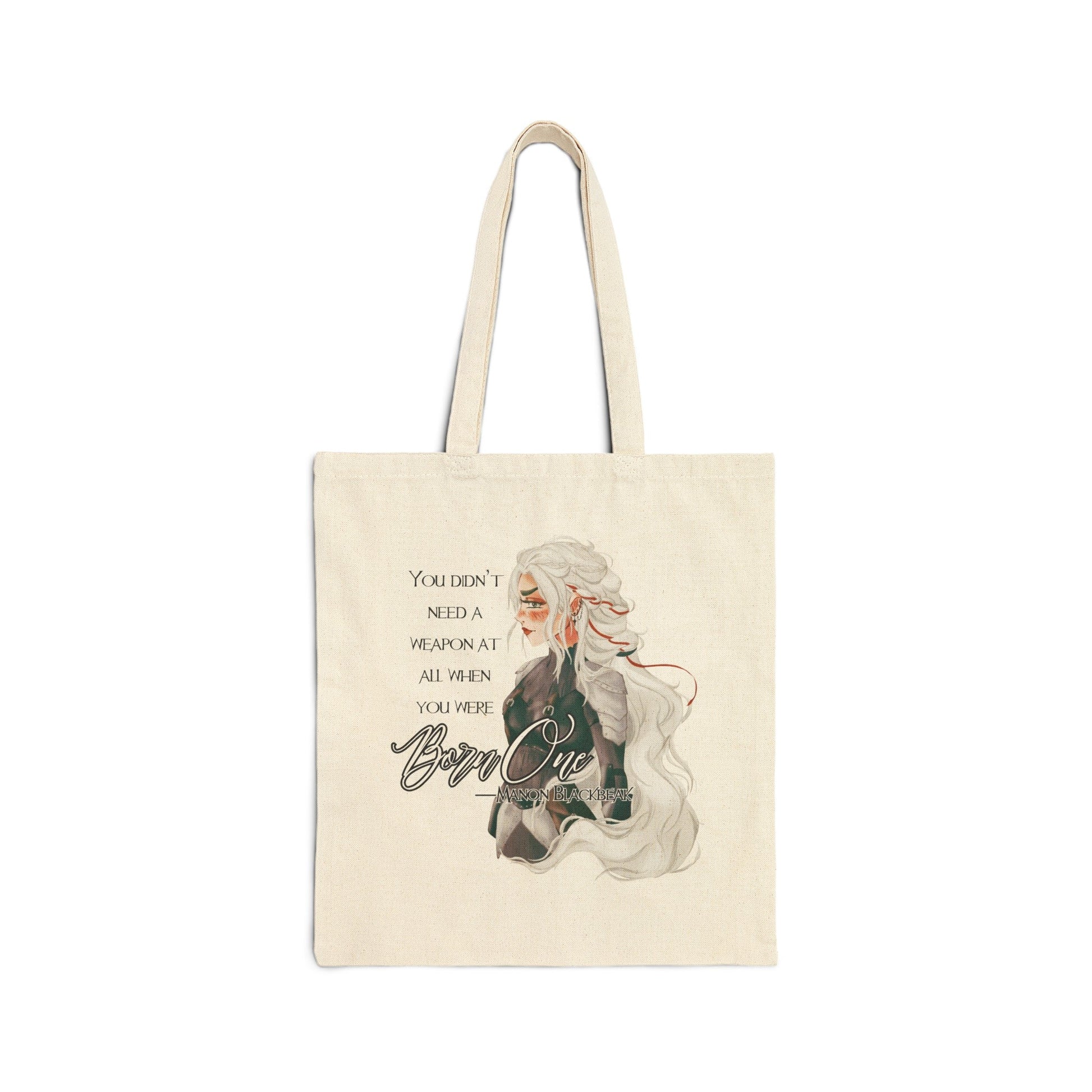 Manon Blackbeak Throne of Glass Cotton Canvas Tote Bag - Awfullynerdy.co