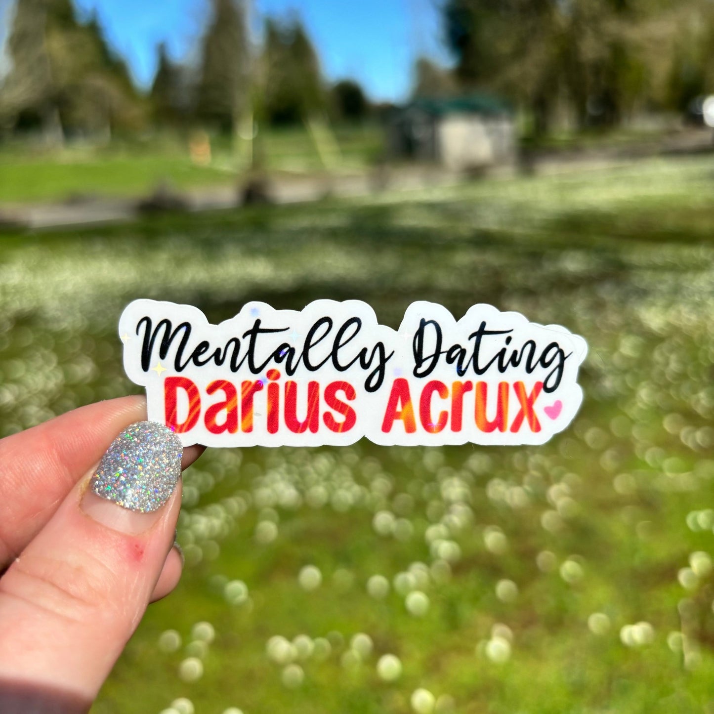 Mentally Dating Darius Acrux ZA Sticker - Awfullynerdy.co