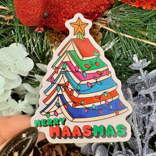 Merry Maasmas Holiday Tree Sticker - Awfullynerdy.co