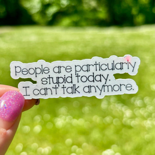 Michel Quote GG Sticker - Awfullynerdy.co