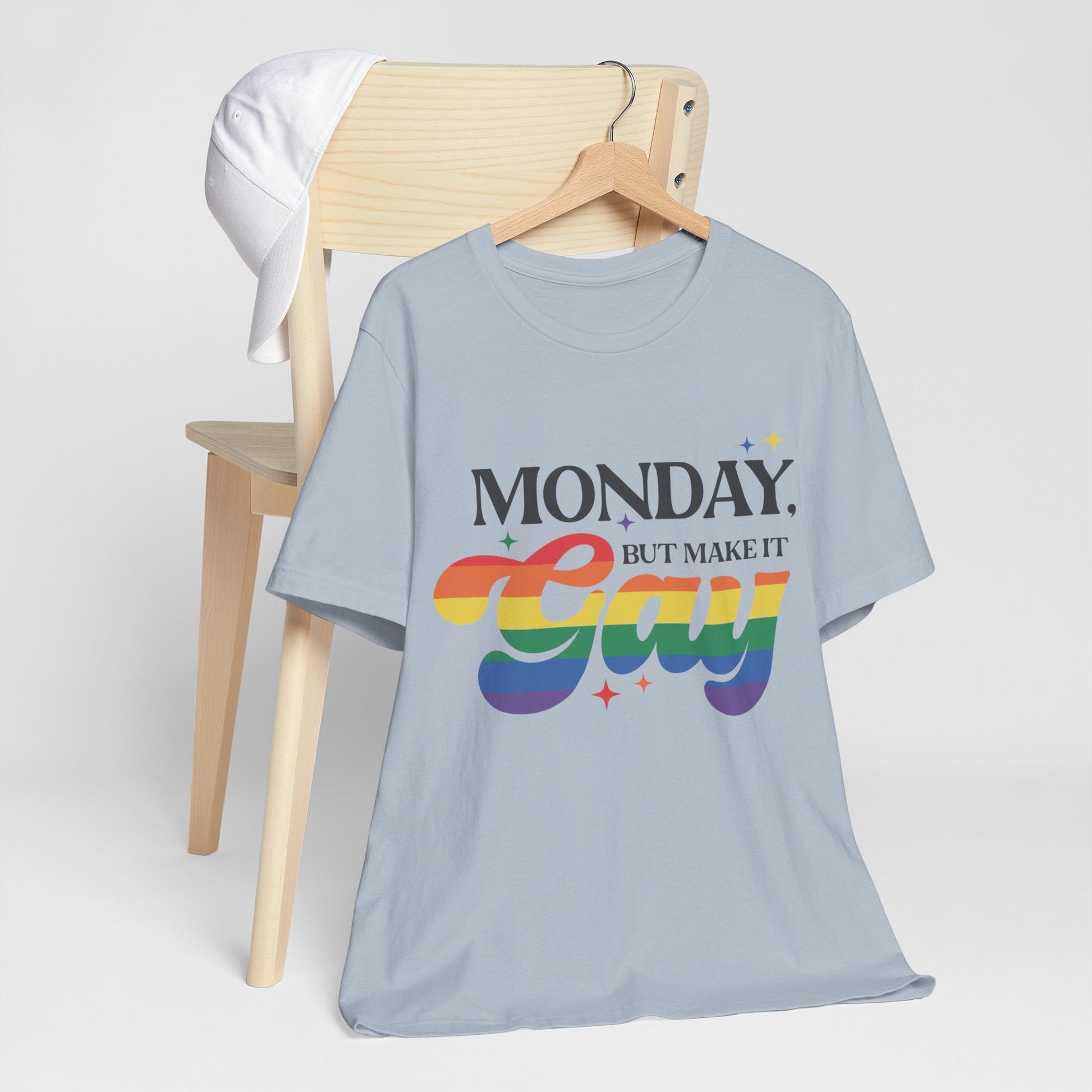 Monday but Make it Gay Unisex Jersey Short Sleeve Tee - Awfullynerdy.co