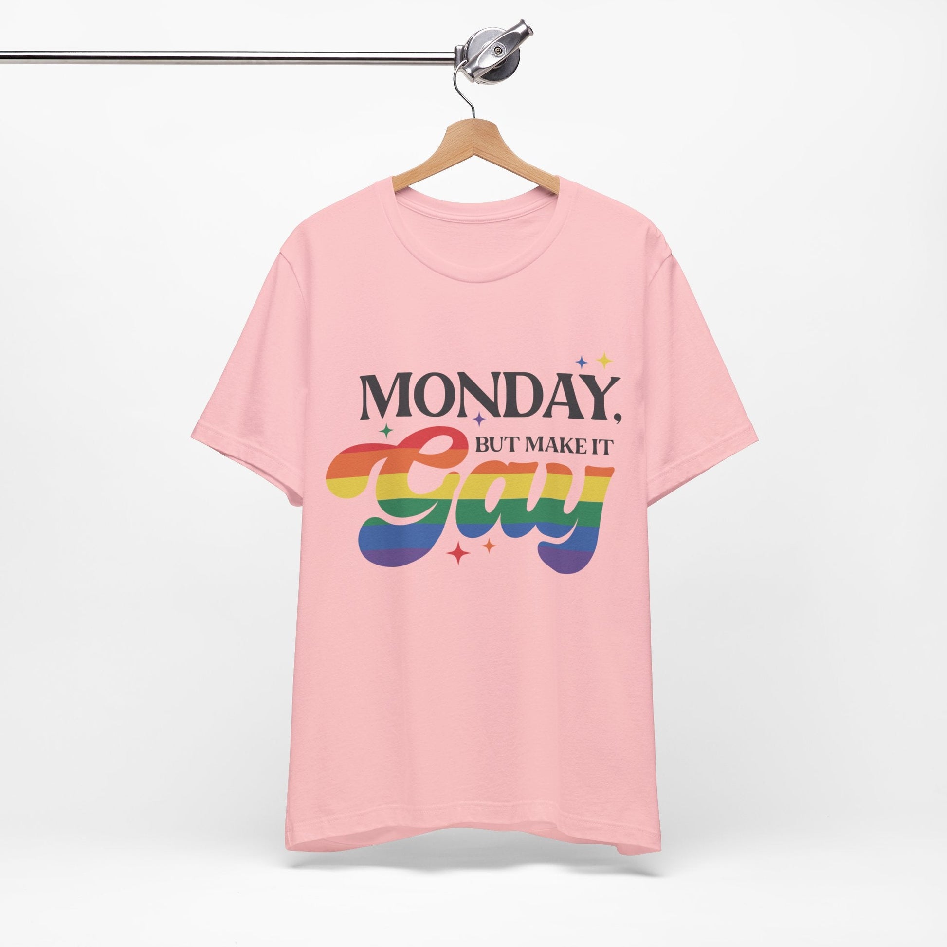 Monday but Make it Gay Unisex Jersey Short Sleeve Tee - Awfullynerdy.co