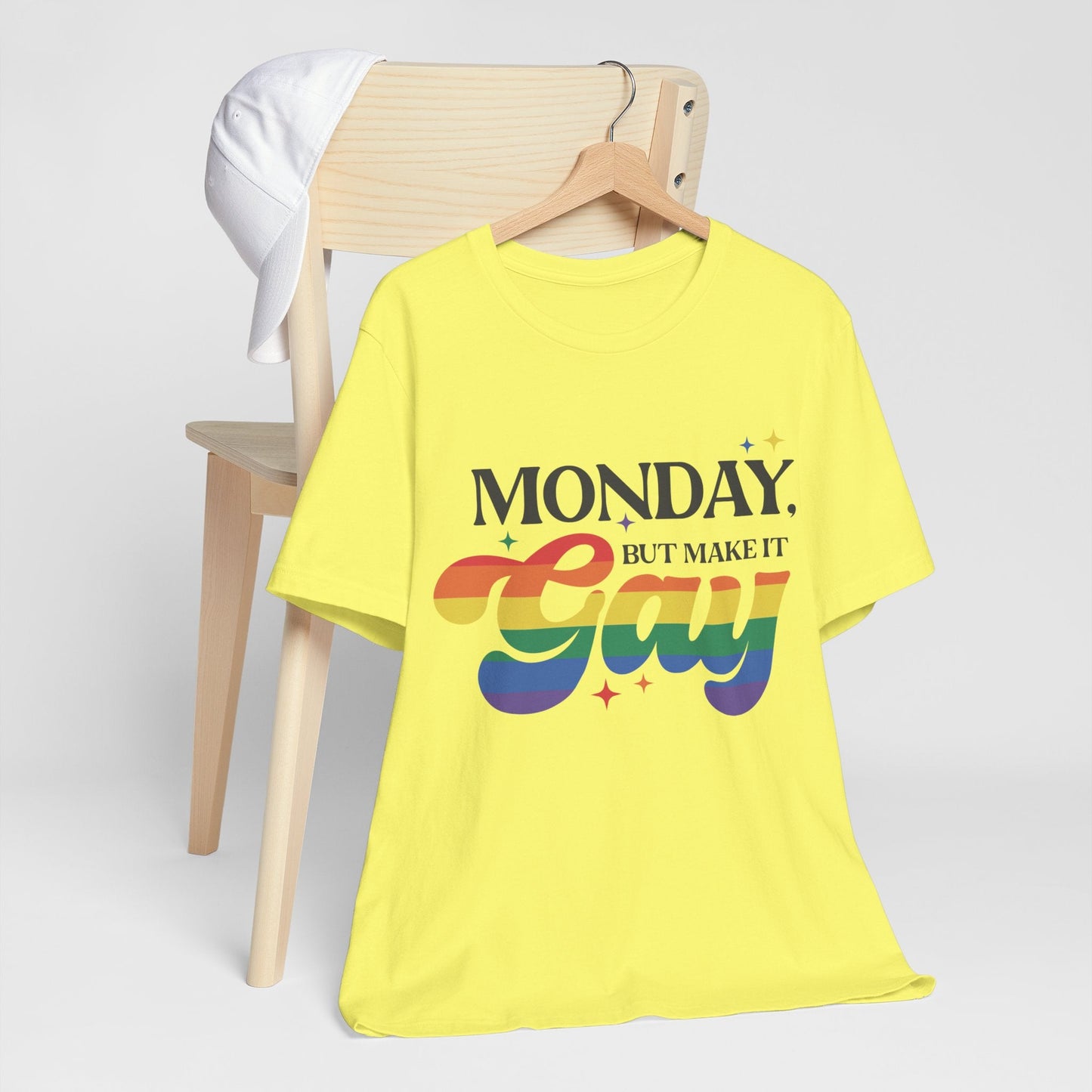 Monday but Make it Gay Unisex Jersey Short Sleeve Tee - Awfullynerdy.co