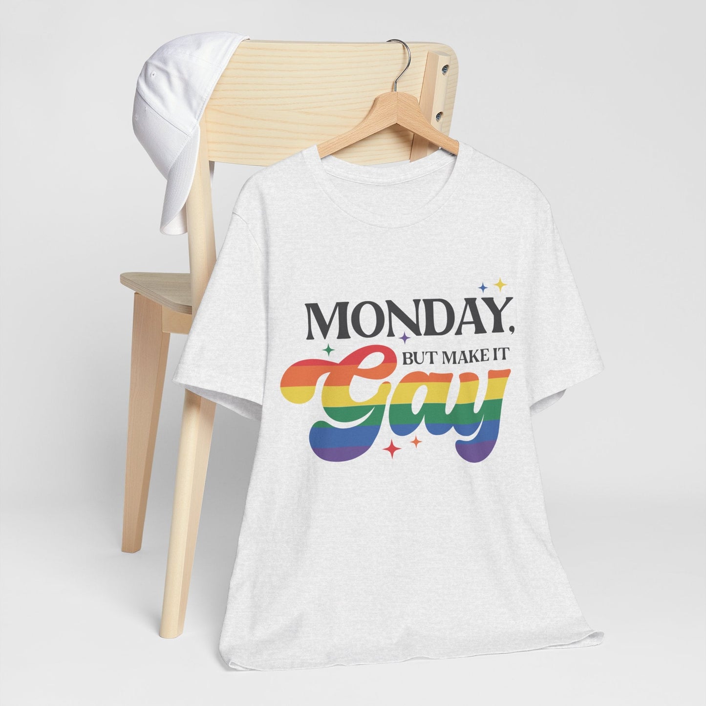 Monday but Make it Gay Unisex Jersey Short Sleeve Tee - Awfullynerdy.co