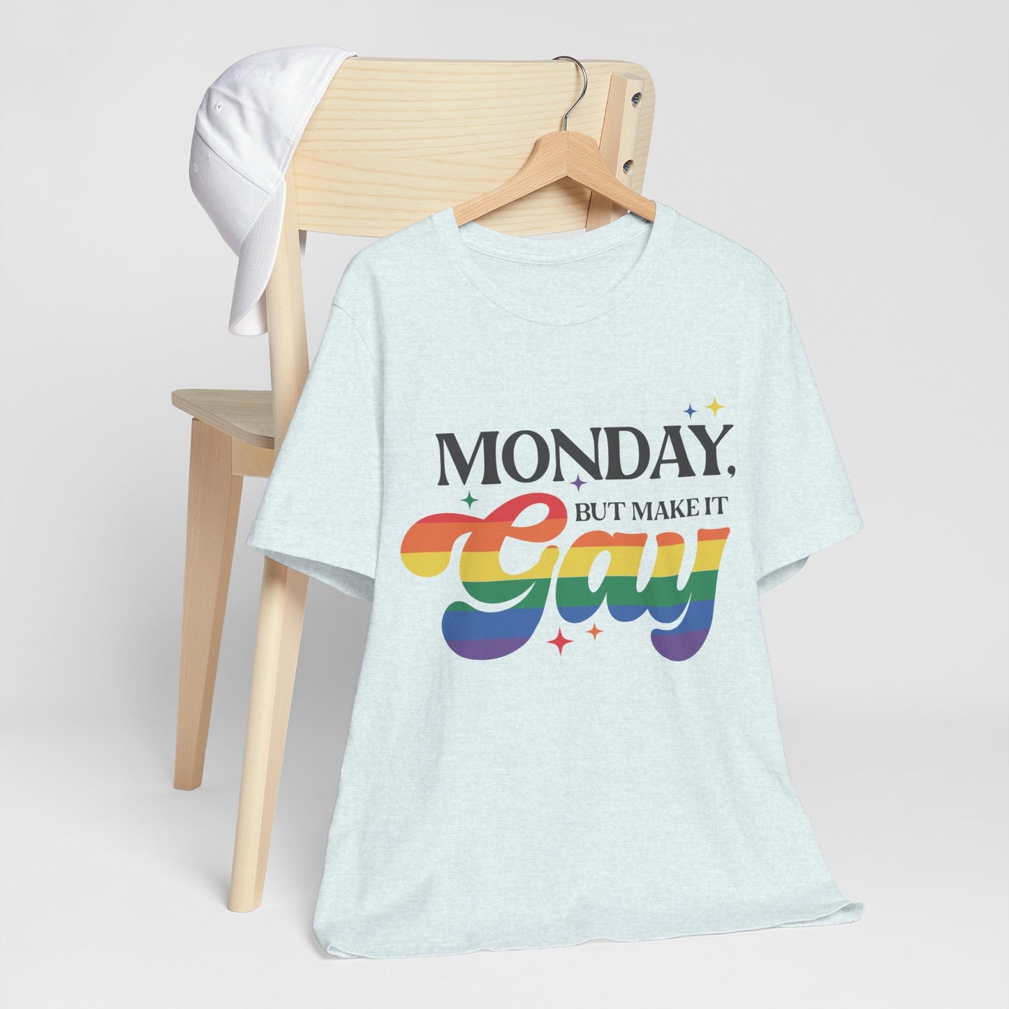 Monday but Make it Gay Unisex Jersey Short Sleeve Tee - Awfullynerdy.co