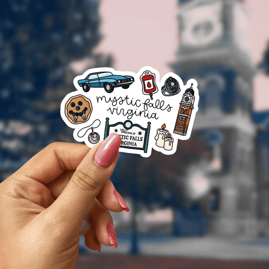 Mystic Falls Virginia Sticker - Awfullynerdy.co