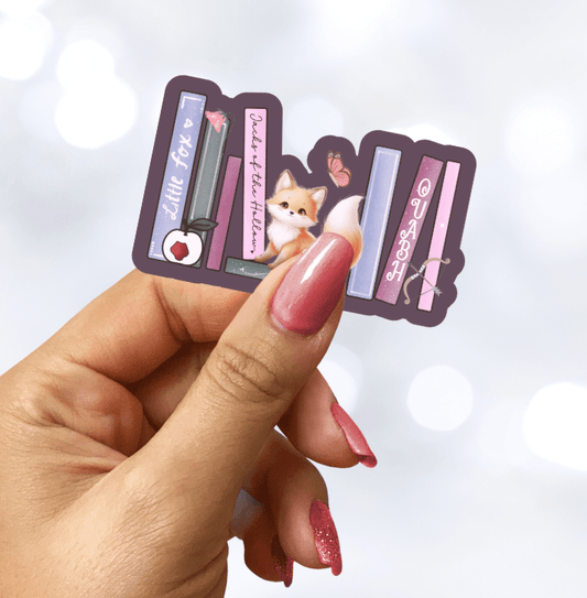 Once Upon a Broken Heart Inspired Books Sparkle Sticker - Awfullynerdy.co