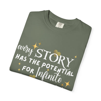 OUABH Inspired Quote Story T-Shirt, Motivational Tee, Gift for Writers, Cozy Everyday Wear, Literary Apparel, Cute Quote Shirt - Awfullynerdy.co