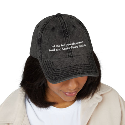 Pedro Pascal Embroidered Hat – Trendy Dad Cap for Celebrity & Pop Culture Fans - Awfullynerdy.co
