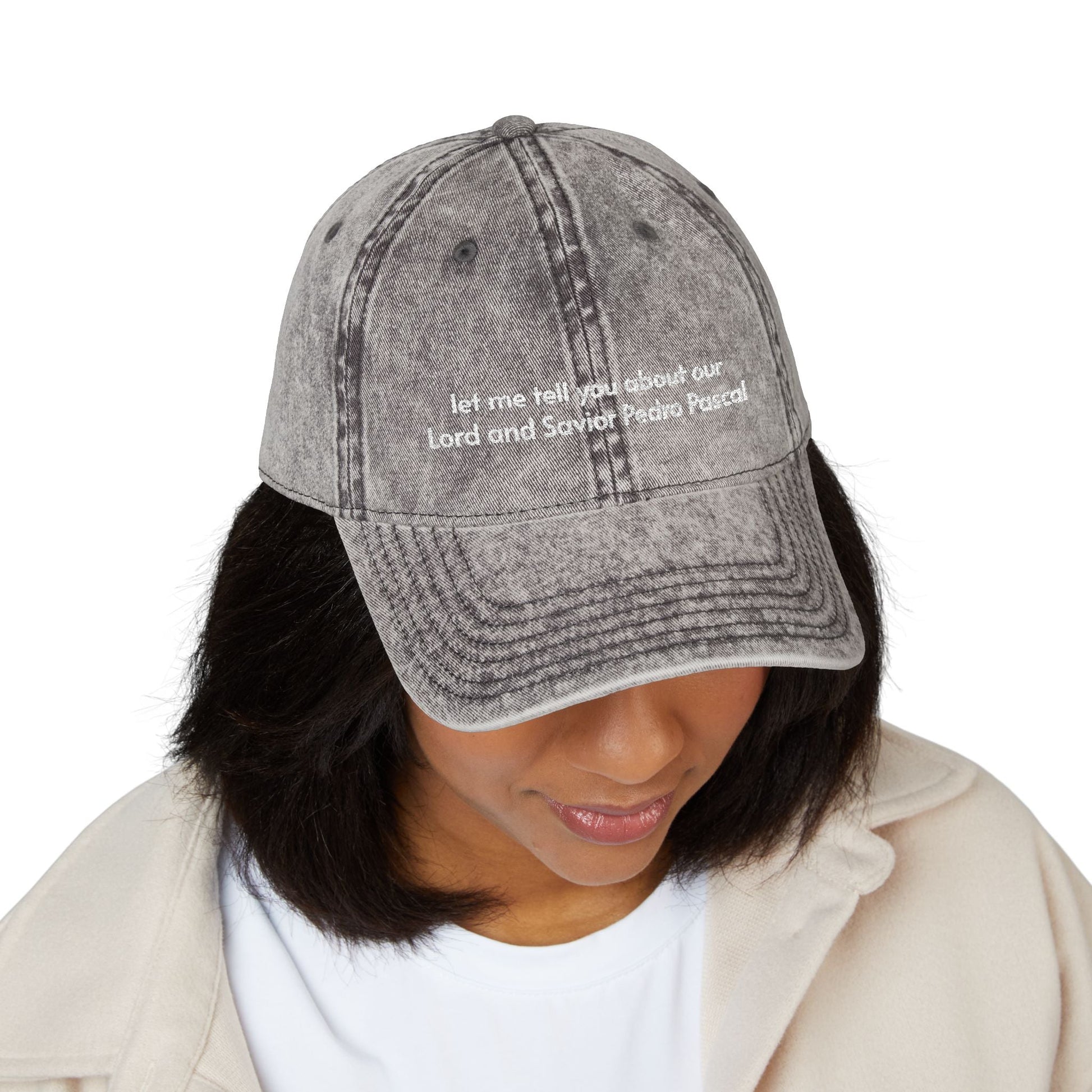Pedro Pascal Embroidered Hat – Trendy Dad Cap for Celebrity & Pop Culture Fans - Awfullynerdy.co