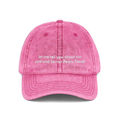 Pedro Pascal Embroidered Hat – Trendy Dad Cap for Celebrity & Pop Culture Fans - Awfullynerdy.co