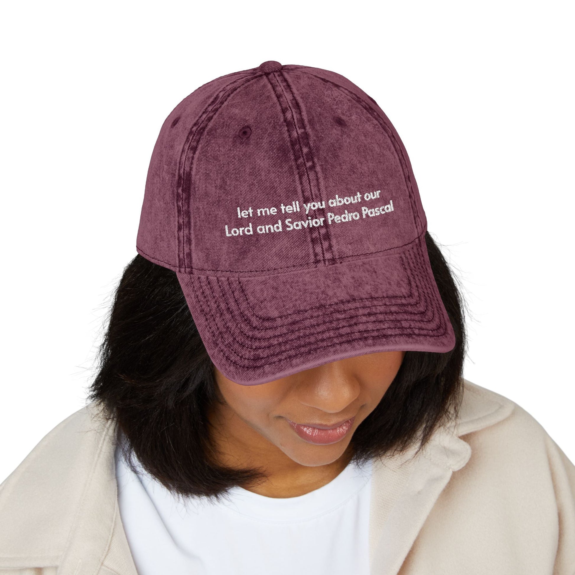 Pedro Pascal Embroidered Hat – Trendy Dad Cap for Celebrity & Pop Culture Fans - Awfullynerdy.co