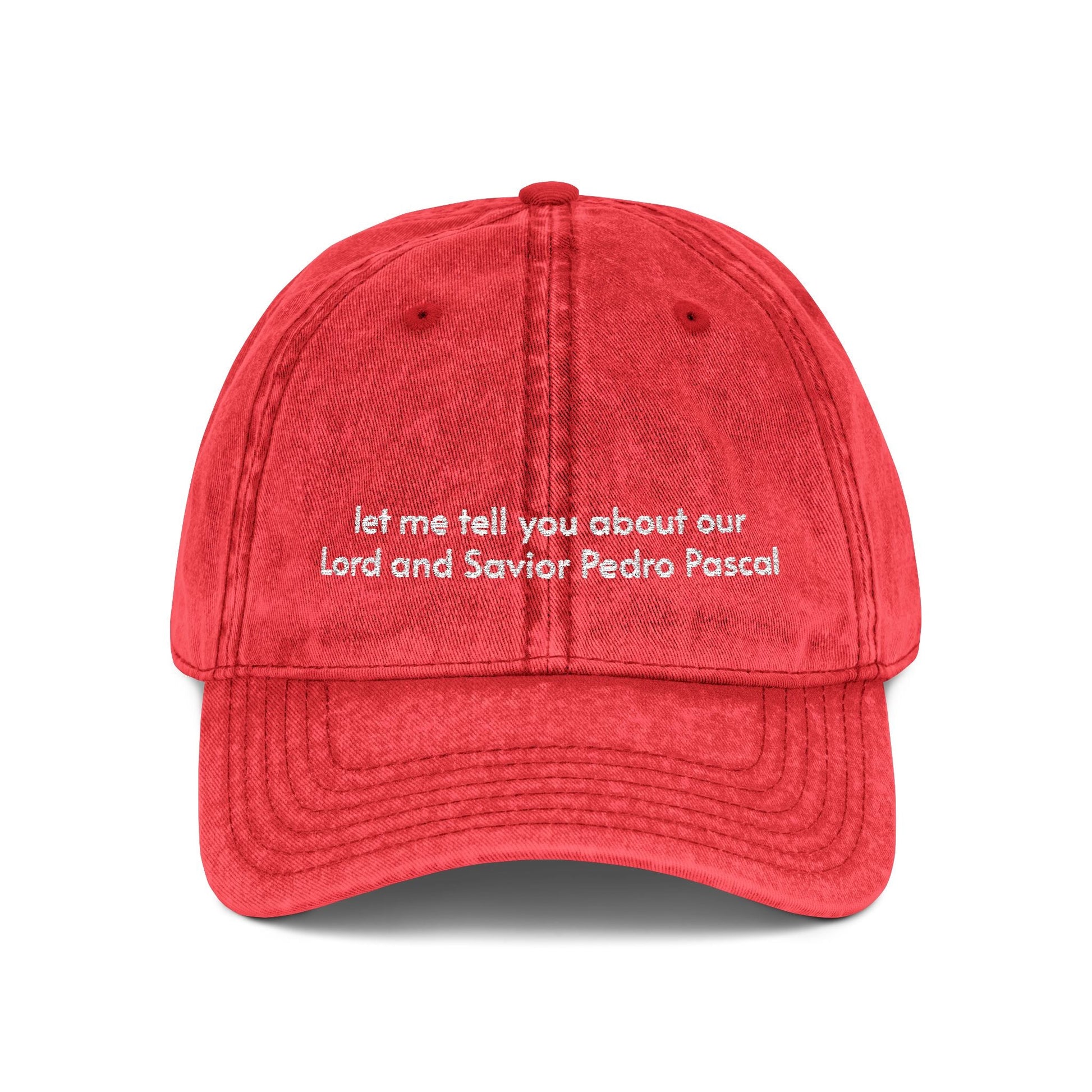 Pedro Pascal Embroidered Hat – Trendy Dad Cap for Celebrity & Pop Culture Fans - Awfullynerdy.co