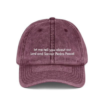 Pedro Pascal Embroidered Hat – Trendy Dad Cap for Celebrity & Pop Culture Fans - Awfullynerdy.co