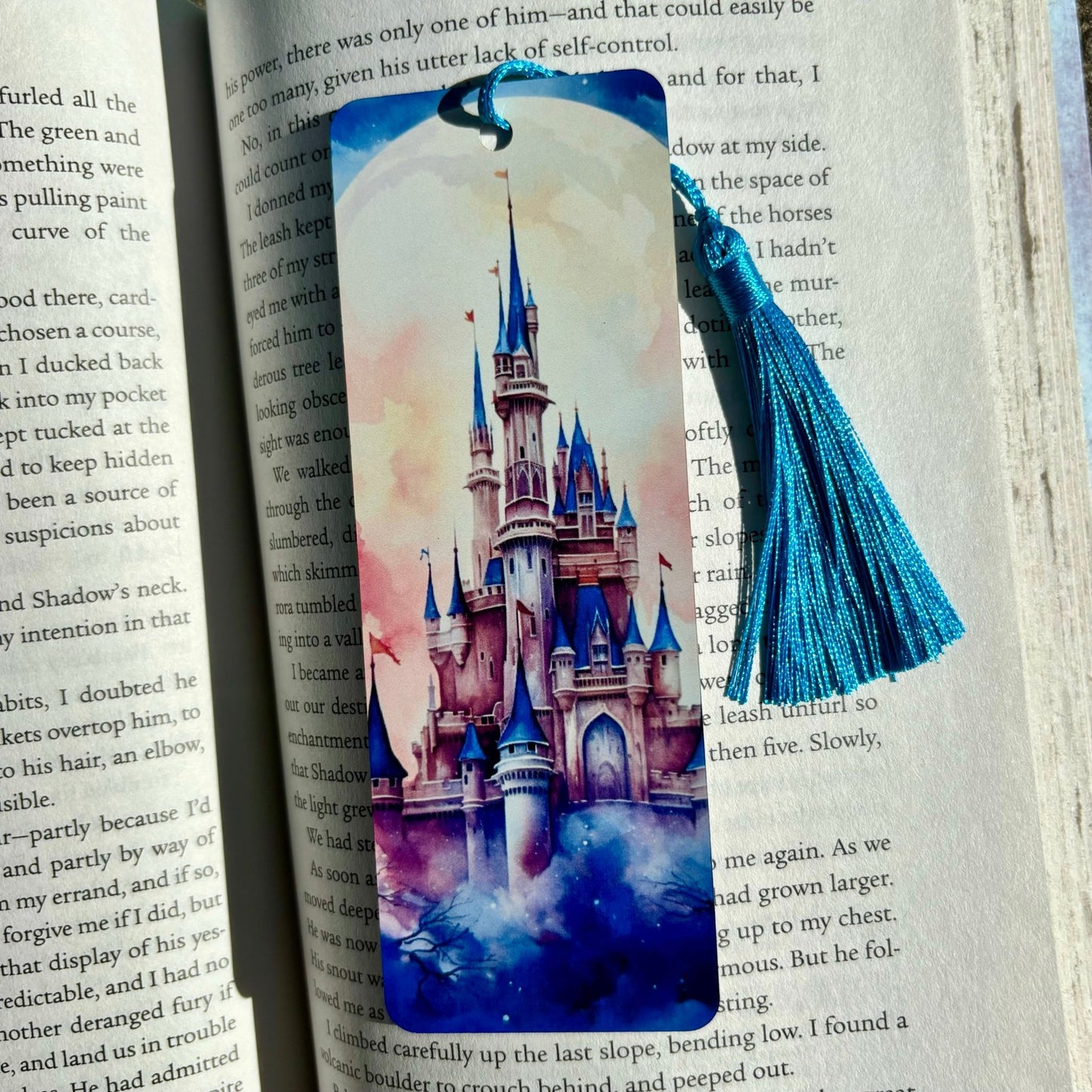 Pink Castle Metal Bookmark - Awfullynerdy.co