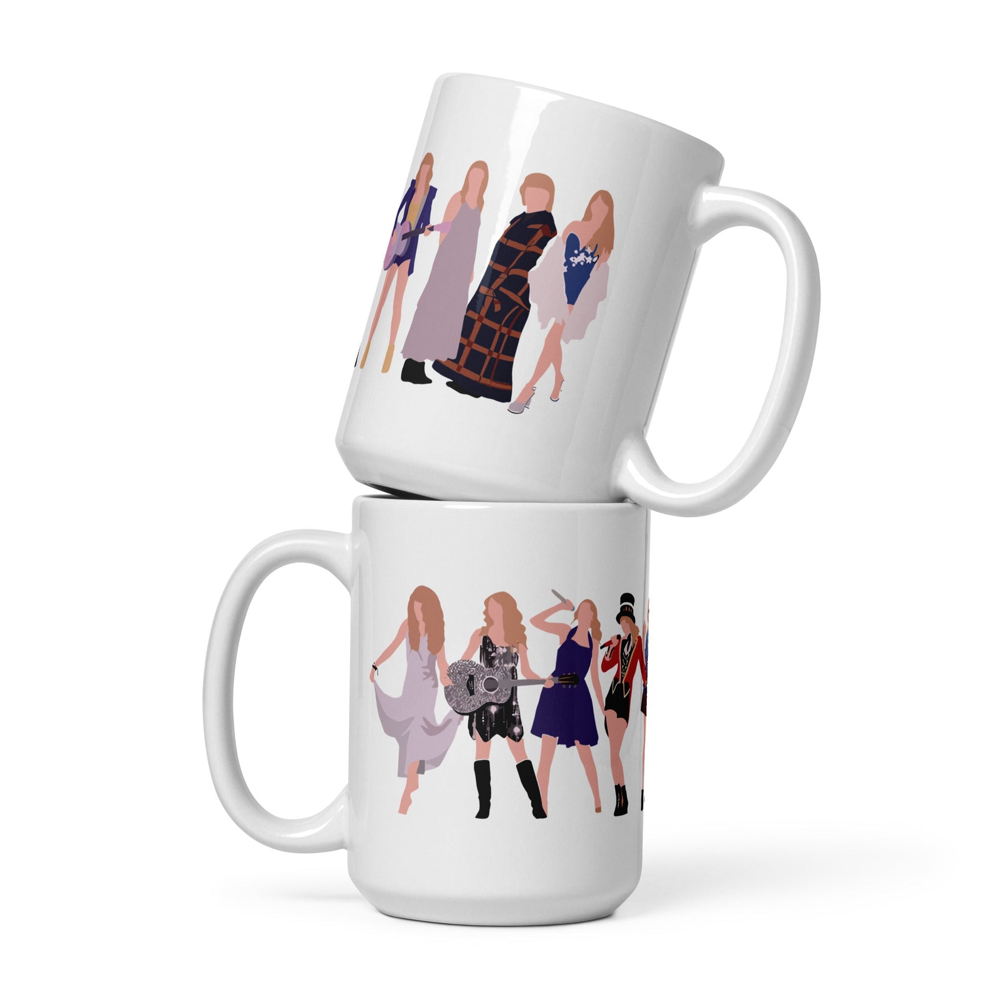 Pop Queen White glossy mug - Awfullynerdy.co