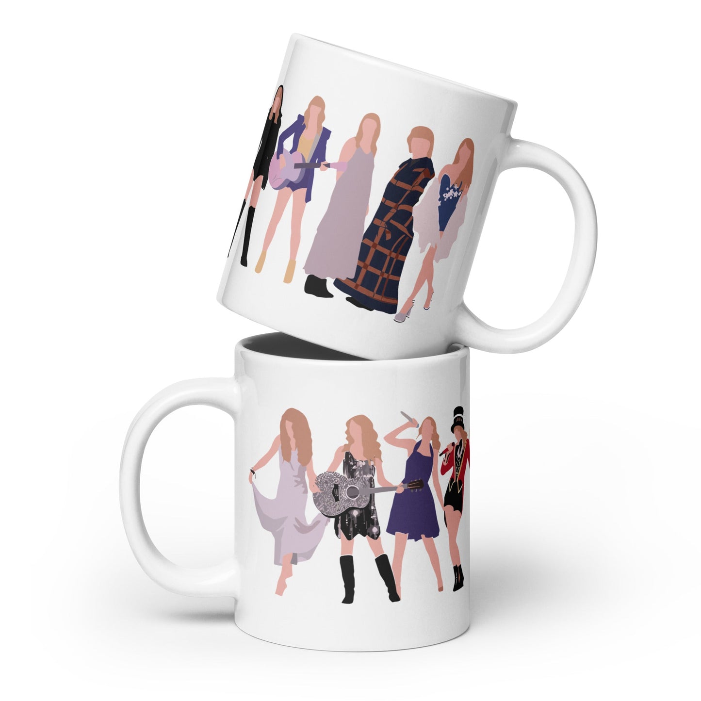 Pop Queen White glossy mug - Awfullynerdy.co