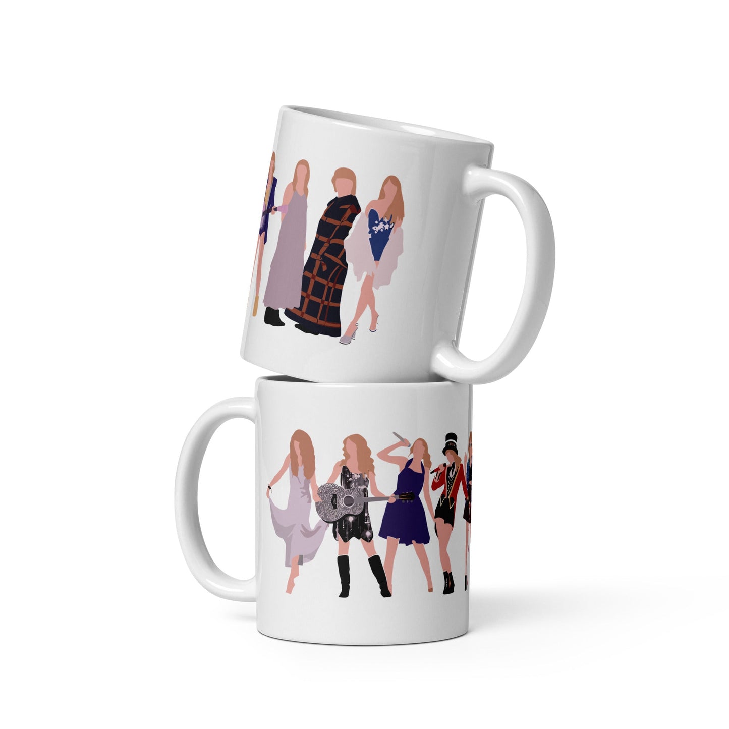 Pop Queen White glossy mug - Awfullynerdy.co