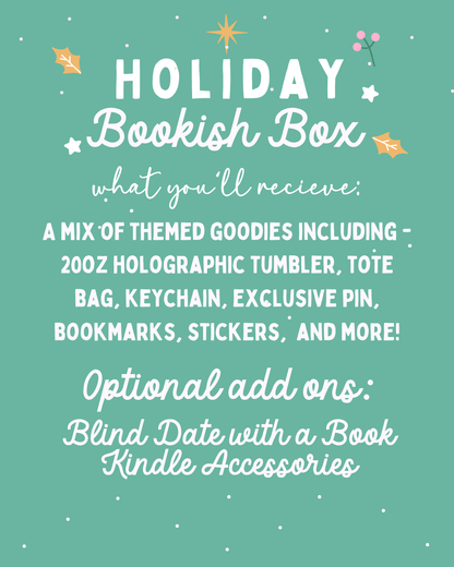 PRE - ORDER 🎄 Holiday Bookish Box | Christmas Mystery Gift for Book Lovers 🎁 - Awfullynerdy.co