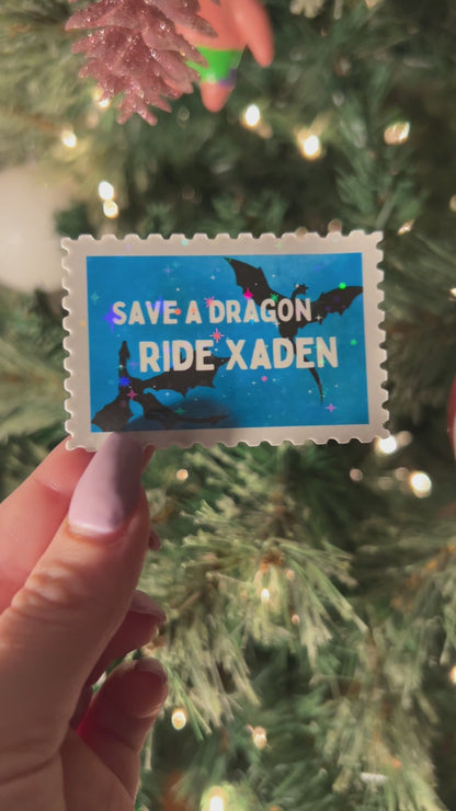 Save a Dragon, Ride Xaden Sticker