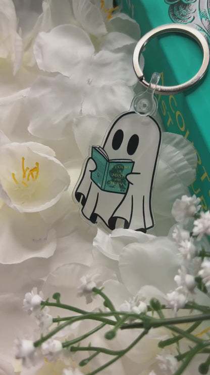 Ghost Reading A Court if Mist and Fury Keychain