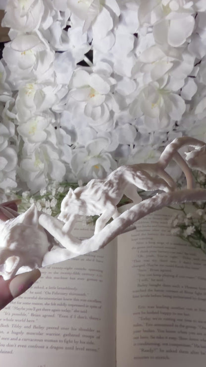 Fantasy Wolf crown, 3D printed tiara, lightweight cosplay accessory for adults