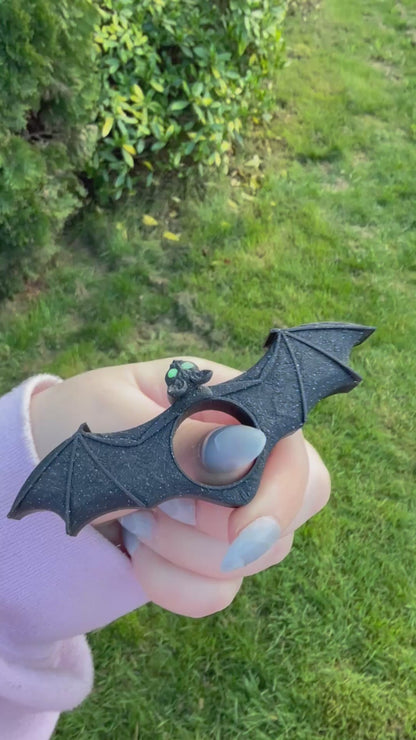 Green Eyed Bat 3d Printed Thumb Book Holder