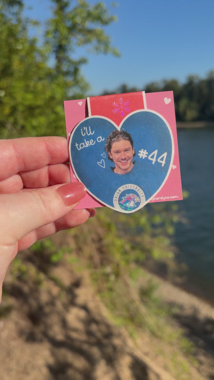 I'll Take a Number 44 Dual Sided Magnetic Bookmark
