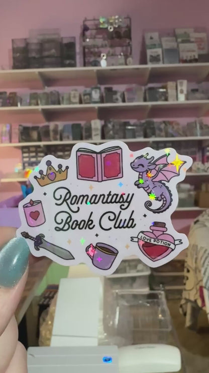 Romantasy Book Club Symbols Sticker