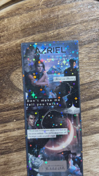 Azriel ACOTAR Laminated Cardstock Bookmark