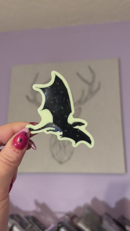 Glow in the Dark Dragon Sticker