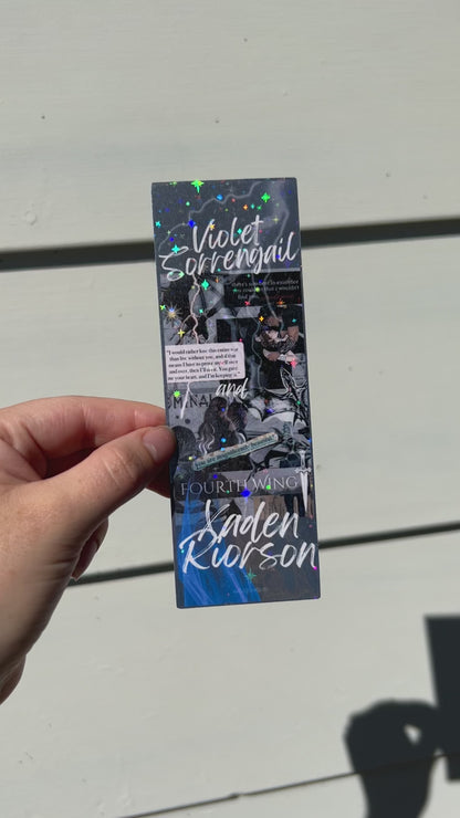 Violet and Xaden Collage Bookmark